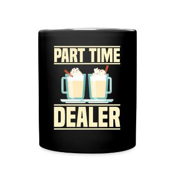 Puerto Rico Puerto-ricanischer Eierlikör - Tasse einfarbig - Schwarz - Vorne
