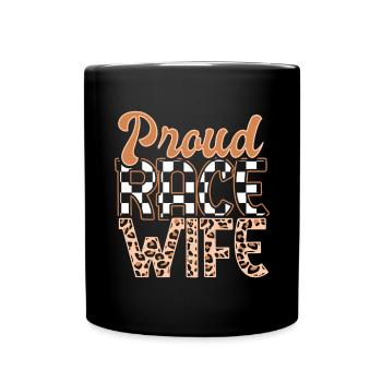 Race Woman Racing Quotes Car Racer Driver - Full Colour Mug - black - Front