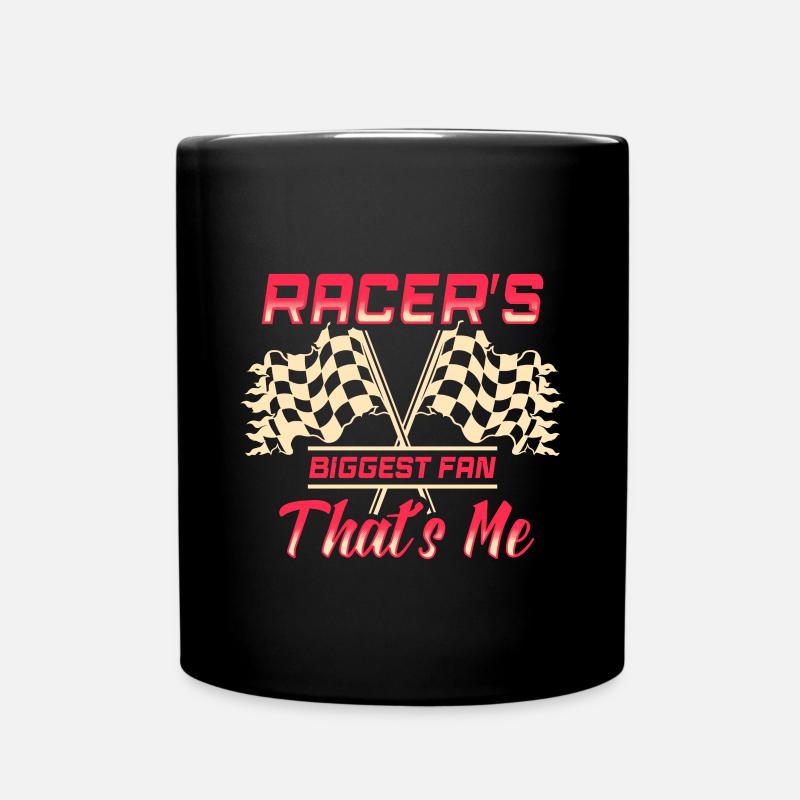 course femme course citations voiture pilote - Mug uni - noir