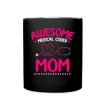 Spécialiste du codage de codeur médical - Mug uni - noir - Devant