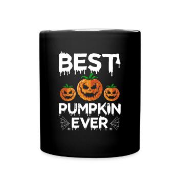 Best Pumpkin Ever - Halloween Pumpkin Halloween - Full Colour Mug - black - Front