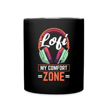 Lofi Music Lover Low Fidelity Japanische Ästhetik - Tasse einfarbig - Schwarz - Vorne