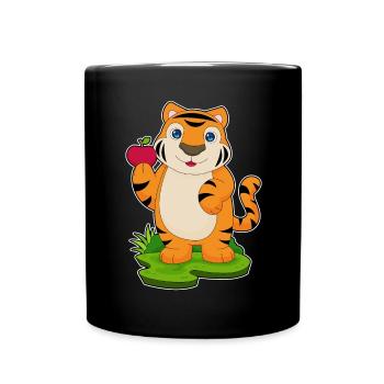 Pomme Tigre - Mug uni - noir - Devant