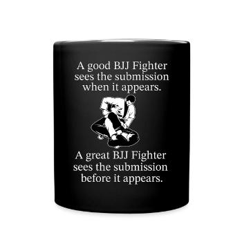 Jiu-Jitsu brésilien BJJ dicton drôle - Mug uni - noir - Devant
