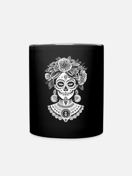 Catrina Pride - Un hommage au patrimoine culturel du Mexique - Mug uni - noir