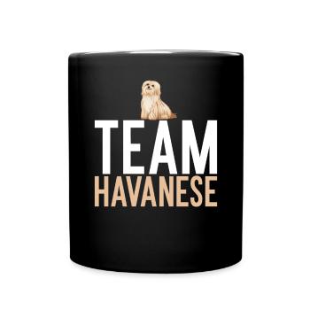 Cadeaux pour les amoureux des chiens bichons havanais - Mug uni - noir - Devant