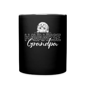 Cadeaux pour les amoureux des chiens bichons havanais - Mug uni - noir - Devant