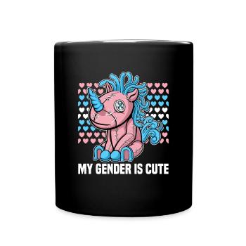 Bisexell Transgender Pride Day LGBT - Tasse einfarbig - Schwarz - Vorne