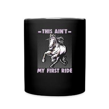 Equitation et design équestre pour les amoureux des chevaux - Mug uni - noir - Devant