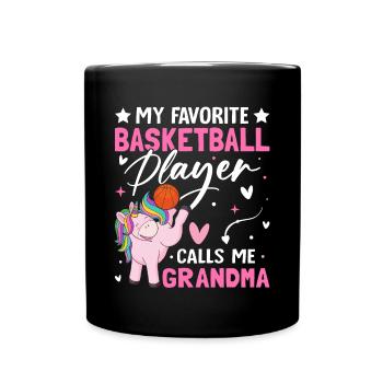 Basketball Granny - Full Colour Mug - black - Front