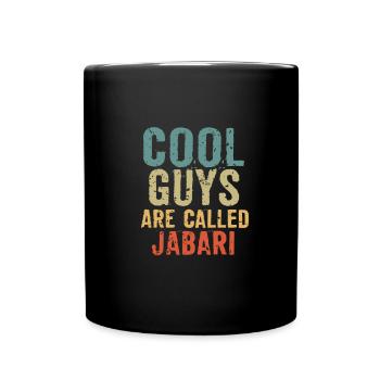 Cool guys are called Jabari - Full Colour Mug - black - Front