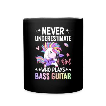 Bassist Bassist - Tasse einfarbig - Schwarz - Vorne