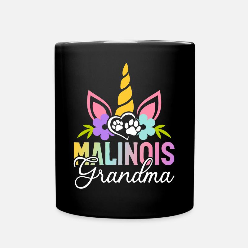 Belgischer Malinois Hund - Tasse einfarbig - Schwarz