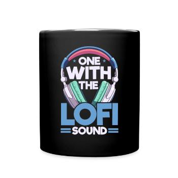 Lofi Music Lover Low Fidelity Japanische Ästhetik - Tasse einfarbig - Schwarz - Vorne