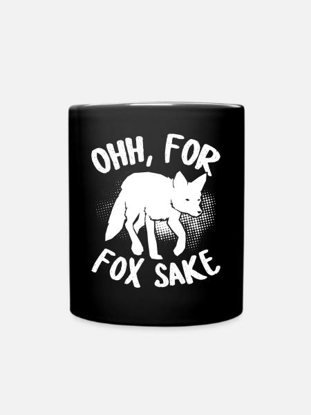 Oh pour l’amour du renard - Mug uni - noir