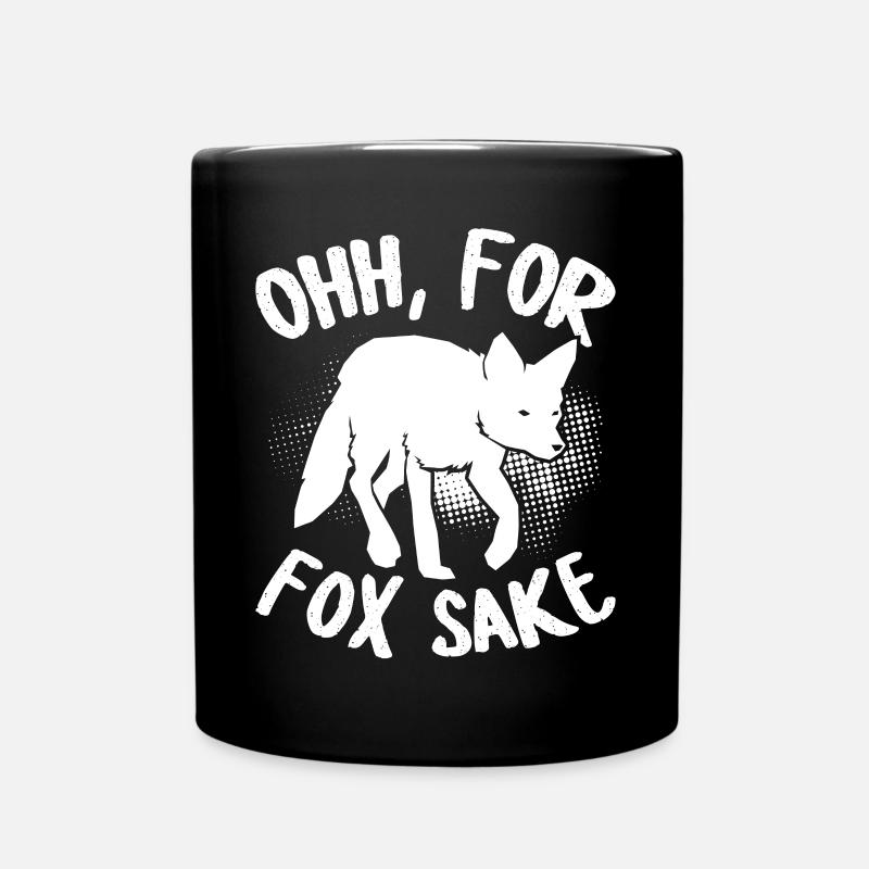 Oh pour l’amour du renard - Mug uni - noir