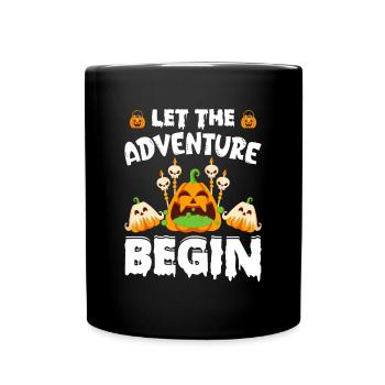 Halloween Party - Let The Adventure Begin - Hallow - Full Colour Mug - black - Front