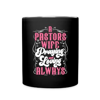 Pasteur Femme Jésus Appréciation de l’Église Chrétienne - Mug uni - noir - Devant