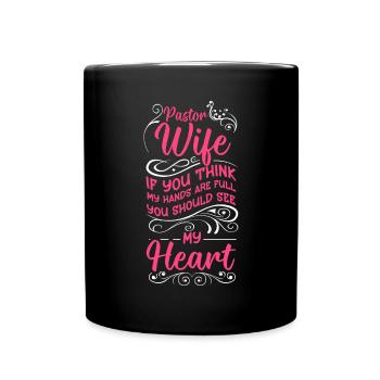 Pasteur Femme Jésus Appréciation de l’Église Chrétienne - Mug uni - noir - Devant