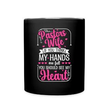 Pasteur Femme Jésus Appréciation de l’Église Chrétienne - Mug uni - noir - Devant