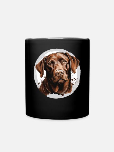 Labrador - Tasse einfarbig - Schwarz