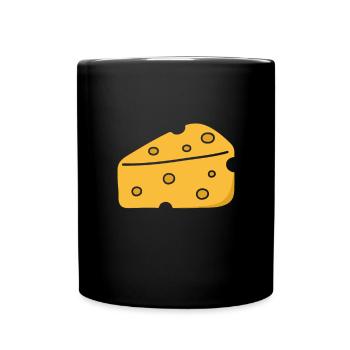 Gâteau au fromage Cheesecake Cadeau alimentaire - Mug uni - noir - Devant