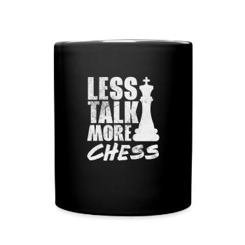 Chess Chessboard Checkmate Chess Player - Full Colour Mug - black - Front
