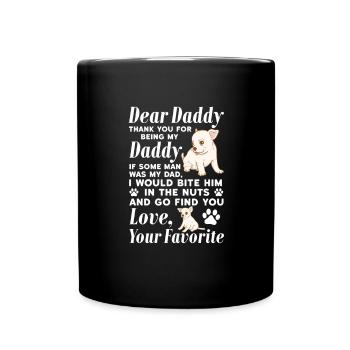 Chihuahua Dog Dog School Dog Owner Gift - Full Colour Mug - black - Front