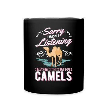 Camel Dromedary Egypt Gift Big Camel - Full Colour Mug - black - Front