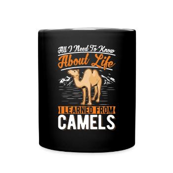 Camel Lover Egypt - Full Colour Mug - black - Front