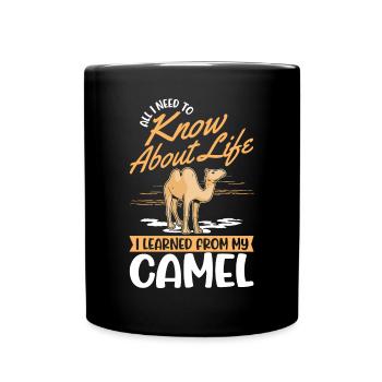 Camel Lover Egypt - Full Colour Mug - black - Front