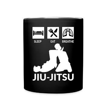 Jiu-Jitsu Brésilien BJJ - Mug uni - noir - Devant