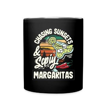 Attenzione Spicy Margarita Cocktail Lover's - Tasse einfarbig - Schwarz - Vorne