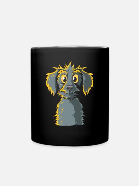 Chien mignon - Scrubby Dogs - Mug uni - noir