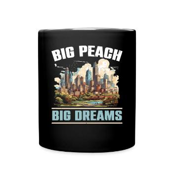 Atlanta City, Georgia, USA, Amerika, Vereinigte Staaten - Tasse einfarbig - Schwarz - Vorne