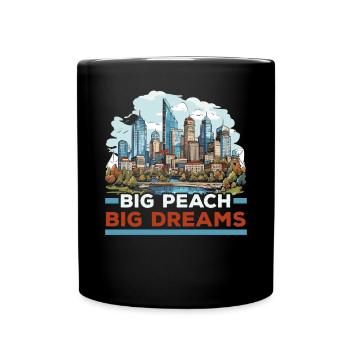 Atlanta City, Georgia, USA, Amerika, Vereinigte Staaten - Tasse einfarbig - Schwarz - Vorne