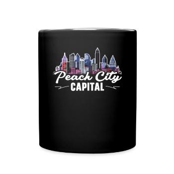 Atlanta City, Georgia, USA, Amerika, Vereinigte Staaten - Tasse einfarbig - Schwarz - Vorne