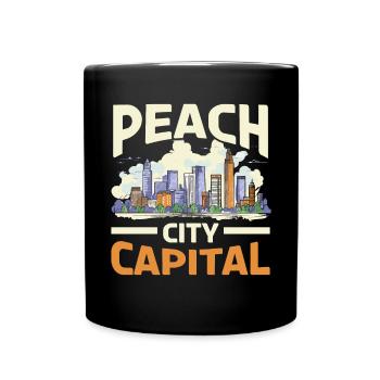 Atlanta City, Georgia, USA, Amerika, Vereinigte Staaten - Tasse einfarbig - Schwarz - Vorne