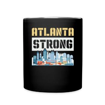 Atlanta City, Georgia, USA, Amerika, Vereinigte Staaten - Tasse einfarbig - Schwarz - Vorne