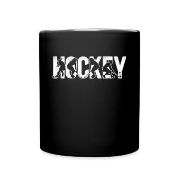 Field Hockey Hockey - Tasse einfarbig - Schwarz - Vorne