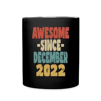 Awesome December 2022 - Full Colour Mug - black - Front