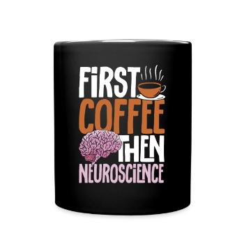 Neurology, Nurse, Brain, Neurologist - Full Colour Mug - black - Front