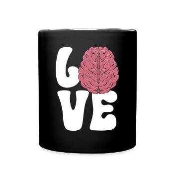 Neurology, Nurse, Brain, Neurologist - Full Colour Mug - black - Front