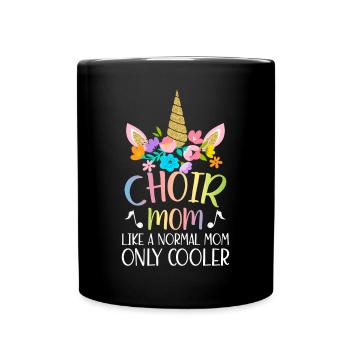 Choral Singing Choir Singer - Full Colour Mug - black - Front