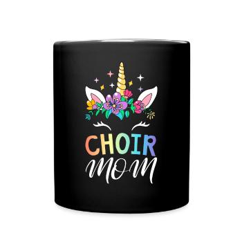 Choral Singing Choir Singer - Full Colour Mug - black - Front