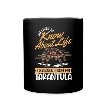 Tarantula Spider Tarantula - Full Colour Mug - black - Front