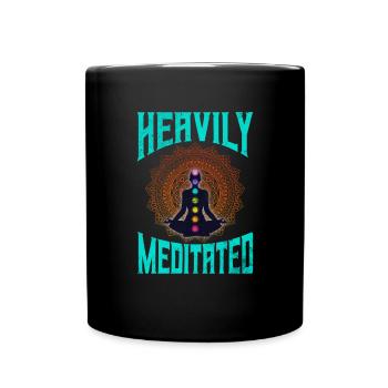 Meditation - Tasse einfarbig - Schwarz - Vorne
