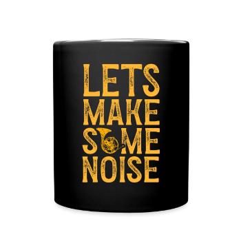 Französischer Horn -Spieler Hornist Messing Musik - Tasse einfarbig - Schwarz - Vorne
