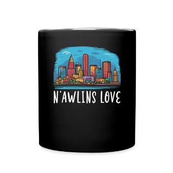 New Orleans Louisiana USA America United States - Full Colour Mug - black - Front