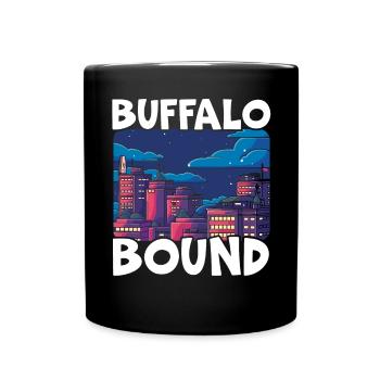 Buffalo City, New York, États-Unis, États-Unis, États-Unis - Mug uni - noir - Devant